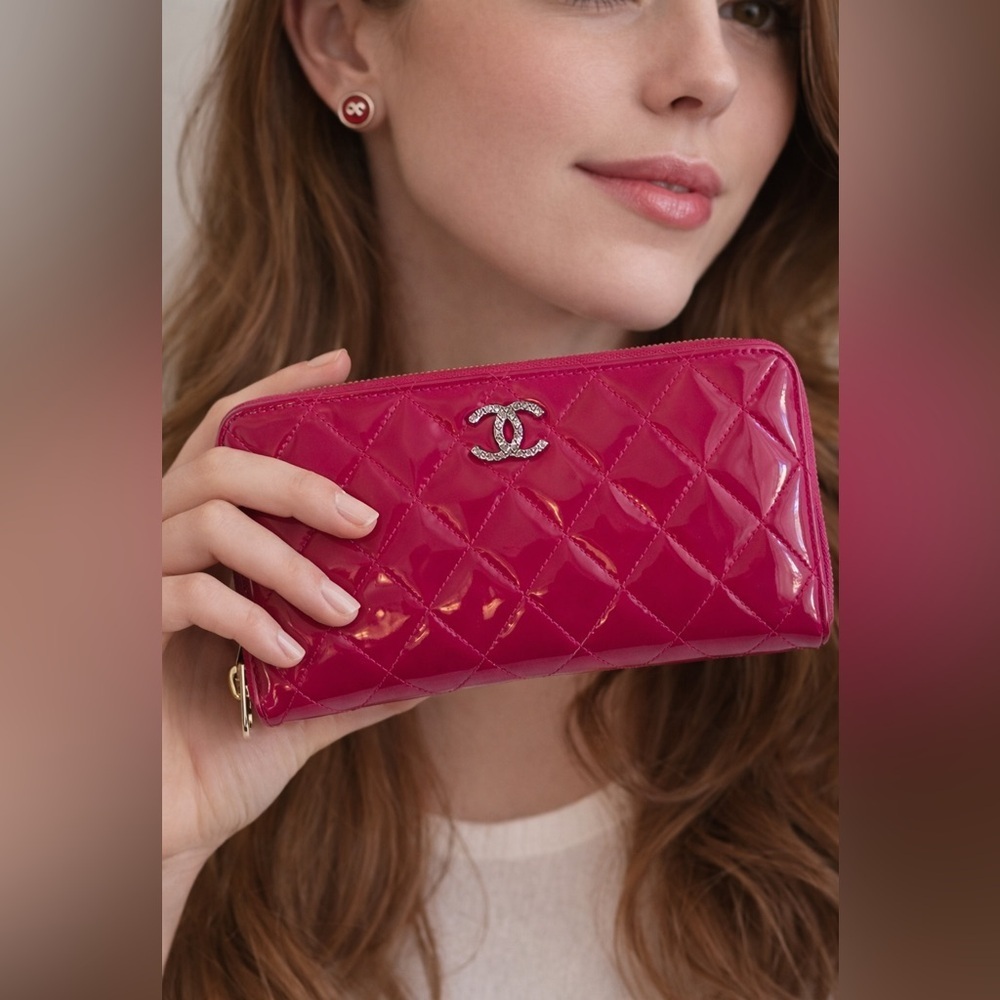Chanel Pink Matelasse Long Wallet - Picture 11 of 11